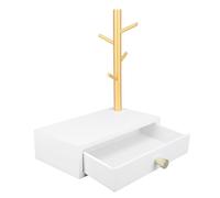 Fdit Robusto Organizer per Cassetti da Scrivania in Legno con Portachiavi a Cassetto di Facile Accesso per Ufficio, Casa, Organizer Compatto