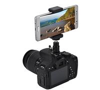 Fdit Robusto Supporto per Clamp/Holder per Telefono in Metallo con Testa a Sfera a 360°, Portata della Clamp/Holder Regolabile, Ideale per la modalità Verticale o Orizzontale,