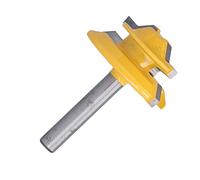 Fdit Router a 45 ° CNC Aley Cutter per Xilografia con 1/4 -pollice Dovrebbe, Assicurare il Funzionamento per i Progetti di Carpenteria (1-1/2 pollici)