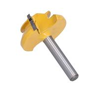Fdit Router a 45 ° CNC Aley Cutter per Xilografia con 1/4 -pollice Dovrebbe, Assicurare il Funzionamento per i Progetti di Carpenteria (1-3/8 pollici)