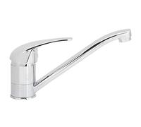Fdit Rubinetto da, Miscelatore Lavello Girevole a 360 Gradi con Filettatura G1,2 per Acqua Calda e Fredda, per