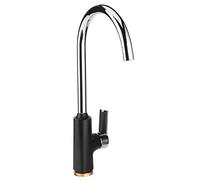 Fdit Rubinetto per Lavello da con Filettatura G1/2 Miscelatore Caldo e Freddo Rubinetto per Acqua in Rame Girevole a 360 Gradi Maniglia Singola con Superficie Galvanica per (Modello con corpo)