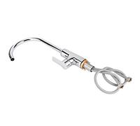 Fdit Rubinetto per Lavello da con Filettatura G1/2 Miscelatore Caldo e Freddo Rubinetto per Acqua in Rame Girevole a 360 Gradi Maniglia Singola con Superficie Galvanica per (Modello galvanico