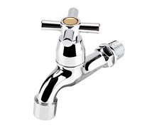 Fdit Rubinetto per lavello Rubinetto per lavello Rubinetto per Acqua con beccuccio Singolo e Manico(#3 Cross Handle)