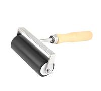 Fdit Rullo Professionale Brayer Art, Pennello per Inchiostro in Gomma Dura Resistente per Pittura a Olio e Stampaggio, con Manico in Legno Antiscivolo