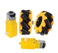 Fdit Ruota Mecanum + per Auto a Robot Smart Robot TT 60mm - Componenti Giocattoli Fai - te