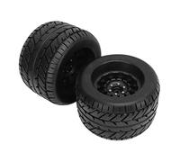 Fdit Ruote RC, pneumatici per camion RC con eccellente presa e attacchi ponderati da 17 mm per camion da 1/8 (mozzo di tipo B)