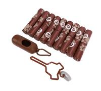 Fdit Sacchetti per Escrementi di Cani Sacco per Escrementi Contenitore per Canini 18 Rotoli A Prova di Perdite PE Riciclato A Prova di Strappo con Facile Perforazione per (Profumo di cioccolato)