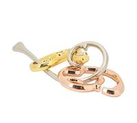 Fdit Sblocco Puzzle 3D, Giochi Cerebrali, Giocattoli, Design Accattivante, Decompressione Felice per Adulti, Lega