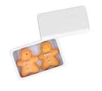 Fdit Scatola per Biscotti in Miniatura 1:12 Modello di Biscotti per Casa delle Bambole, Set di Simulazione per la Decorazione della Stanza, Materiali in Lega e Resina, Pregevole Fattura (#14)