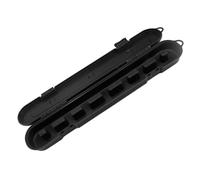 Fdit Scatola Portaoggetti per Catena per Motosega, Organizer per Custodia per Catena in Polipropilene Resistente per Contenitore per Utensili per Motosega Fino a 20 Pollici (Black)