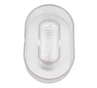 Fdit Sciacquatrice per Regolabarba, Strumento Portatile per la Pulizia della Rasatura Ad Alta Efficienza con Filtro per Tagliabarba a Spinta Manuale (Trasparente)