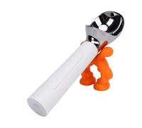 Fdit Scoop di Gelato Riscaldato, Palco di Gelato Elettrico con Display a LED, Riscaldamento Rapido, Ricaricabile, Ideale per Negozi di Dessert, Gadget da Domestica (WHITE)