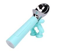 Fdit Scoop di Gelato Riscaldato, Palco di Gelato Elettrico con Display a LED, Riscaldamento Rapido, Ricaricabile, Ideale per Negozi di Dessert, Gadget da Domestica (cielo blu)
