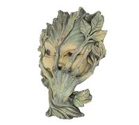 Fdit Scultura con Uomo Sull'albero Ornamento Decorativo da Giardino Esterno in Resina Realistica per Balcone di Casa - Materiale Durevole per la longevità