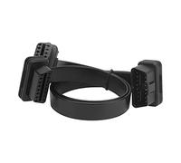 Fdit Sdoppiatore Cavo di Prolunga OBD2 da 1 a 2, Connettore a 16 Pin Cavo per Strumento Diagnostico Automobilistico Professionale per Meccanici e Appassionati