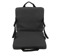 Fdit Sedia con Cuscino Pieghevole da Esterno, Tessuto Oxford 600D con Tasca Portaoggetti, Sedile Portatile Compatto per Eventi in Campeggio, Stadi Sulla Spiaggia e attività nel Parco (BLACK)