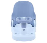 Fdit Sedia da Doccia Regolabile Antiscivolo per Bagnetto Sicuro per Vasca da Bagno per Bambini, Vasca da Bagno per Bambini a Forma di Piccola Auto con Bracciolo Al Volante, Sedia da per Seduta (BLUE)