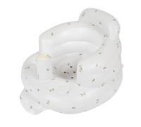 Fdit Seggiolino Gonfiabile per Bambini Sedia di Supporto per Neonati in Cartone Animato Morbido per Neonati e Bambini Piccoli, Lettino Gonfiabile Portatile in PVC per la Ricreazione o il Riposo