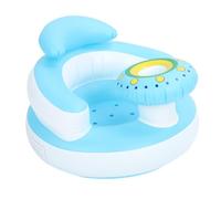 Fdit Seggiolino per Bambini Gonfiabile, Comoda Vasca da Bagno Pieghevole e Sedia da Piscina, Seggiolino di Supporto per Bambini in PVC Resistente, Sedia con Motivo Carino per L'uso Quotidiano