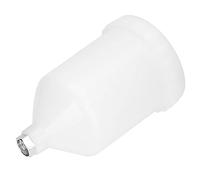 Fdit Serbatoio di Sostituzione per 600 Ml di Pistola a Spruzzo con Ferita in Plastica, Coppie a Vite in Acciaio Inossidabile e Grande capacità, Semplice Sostituzione e Adatto per Strumenti Manuali