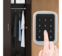 Fdit Serratura Elettronica con Codice Password Serratura per Cassetti Armadio per Materiale ABS di Sicurezza Domestica