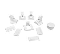 Fdit Serrature Magnetiche per Armadietti per Bambini, Set di Chiavi Efficienti per la Protezione dei Cassetti, [4] Serrature + [1] Chiave, per ante di Armadietti per Bambini, Materiale Magnetico RuFeB