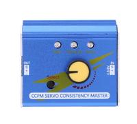 Fdit Servo Coerenza -Tester Master, Controllo ESC in Lega di Alluminio di Alta qualità per Modello RC, Test 3 Servi Contemporaneamente, Si Adatta a Aerei/Elicottero RC, Funzioni N