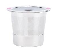 Fdit Set Compatto di Capsule di caffè Riutilizzabili, Consente la Preparazione Individuale del caffè, Capsule di in Acciaio Inossidabile per Stile di Vita Rispettoso Dell'ambiente, di per i Viaggi