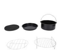 Fdit Set di Accessori per Friggitrice in Acciaio Inossidabile, Tortiera,