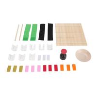 Fdit Set di Alimenti per Sushi di Alta qualità, Utensili da Cucina per Giochi di Ruolo per Bambini dai 3 Anni in su, Materiale in Legno