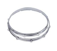 Fdit Set di Cerchio di Tamburo in Lega Premium a 10 Buche per Prestazioni, Miglioramento del Suono del Cerchio da Tamburo da 2 Pcs Decorativo