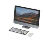 Fdit Set di Computer in Miniatura Accessorio per Casa delle Bambole di Fattura Realistica per Effetti di Scena di Vita della Casa delle Bambole 1/12 Materiale Plastico (set da tre pezzi per computer)