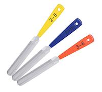 Fdit Set di dadi per chitarra portatili: strumenti di riparazione per chitarra a montaggio e anti per basso - mandolino Banjo Ukelele 3 pezzi piccoli lime per un facile utilizzo Ideale per la