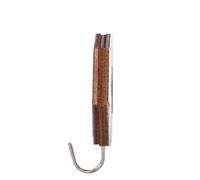 Fdit Set di Ganci da Parete con Animali in Legno, 3 Pezzi Appendiabiti
