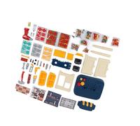 Fdit Set di Giocattoli per Cacciaviti di Simulazione con Trapano Elettrico per Ragazzi di età Superiore a 3 Anni, Strumenti di Costruzione per Bambini, Giocattoli per Lo Sviluppo Cognitivo