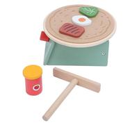 Fdit Set di Giocattoli per Preparare Pancake in Legno per Bambini, Design di Simulazione, Set da Gioco per Pancake per Bambini di età Superiore a 3 Anni