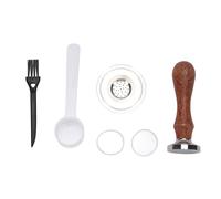 Fdit Set di Pressini per Capsule di caffè Riutilizzabili in Acciaio Inossidabile 304 Preparazione Ecologica, Uso Duraturo per gli Amanti del caffè