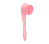 Fdit Set di Spazzole per Doccia Elettriche per il Corpo Comodo Manico Lungo Impermeabile Promuove la Circolazione per L'esperienza SPA Silicone 3 Teste (PINK)