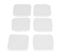 Fdit Set di Stampi per Sottobicchieri in Silicone, 6 Forme | Leggero, facile da pulire, fai da te, decorazione domestica