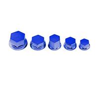 Fdit Set Economico di Copri Bulloni per Moto, 30 Pezzi, Si Adatta, Si Adatta, Decorazioni Eleganti per la Maggior Parte delle Moto (BLUE)