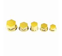 Fdit Set Economico di Copri Bulloni per Moto, 30 Pezzi, Si Adatta, Si Adatta, Decorazioni Eleganti per la Maggior Parte delle Moto (GOLD)