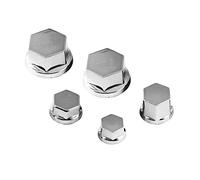 Fdit Set Economico di Copri Bulloni per Moto, 30 Pezzi, Si Adatta, Si Adatta, Decorazioni Eleganti per la Maggior Parte delle Moto (SILVER)