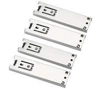 Fdit Set Mini Guide per Cassetti da 5 Pollici, Guide con Cuscinetti a Sfera Ad Estensione Completa Durevoli per Armadi e Cassetti, Acciaio Laminato a Freddo, 2 Pezzi