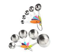 Fdit Set Misurini da, Cucchiai Dosatori in Acciaio Inox, 10 Pezzi con