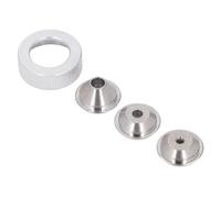 Fdit Set Ugelli per Orifizio Spruzzatore Texture, 3 Dimensioni di Ugelli con Collare Filettato per Modelli Texture Pro 200 e Spray Pro, Punte in Lega di Alluminio per Mobili da