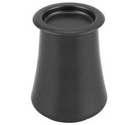 Fdit Setaccio per caffè, Contenitore per Setaccio per Polvere in Acciaio Inossidabile 304 con Superficie Spazzolata e Base Antiscivolo per Filtro di Estrazione Uniforme (BLACK)