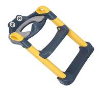 Fdit Sgabello con Gradino Pieghevole Sedile per Vasino per Bambini con Scaletta Regolabile in Altezza Sedile per WC per Vasino per Bambini a Prova di Schizzi per Bagno PP (limone giallo)