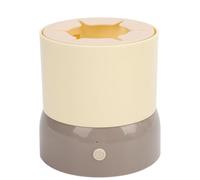 Fdit Shaker Portatile per Bambini, Frullatore Elettrico, Latte Liquido Liscio Senza Grumi, Ideale per i Viaggiatori, Materiale ABS (Cachi)