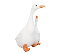 Fdit Simpatica Statua in Resina di Mamma Anatra e Anatroccoli, Bellissima Decorazione da Giardino, di Animale Unica per Uso Interno Ed Esterno, Ufficio, Club